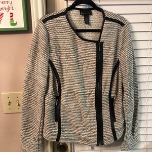 Lane Bryant Motto Zip Jacket size 18